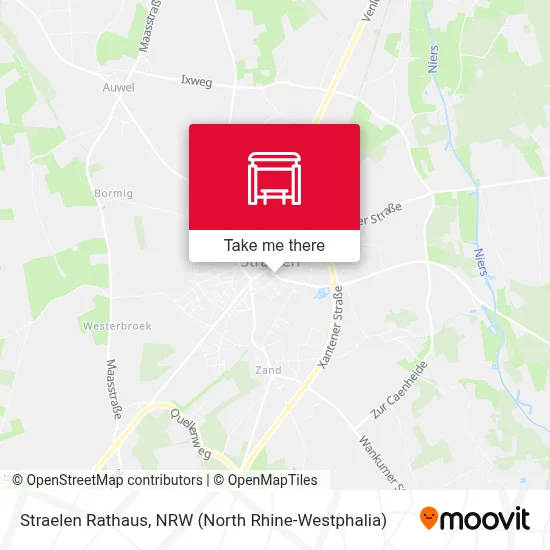 Straelen Rathaus map