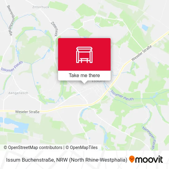 Карта Issum Buchenstraße