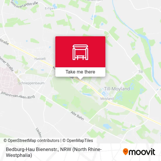 Bedburg-Hau Bienenstr. map
