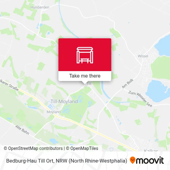 Bedburg-Hau Till Ort map