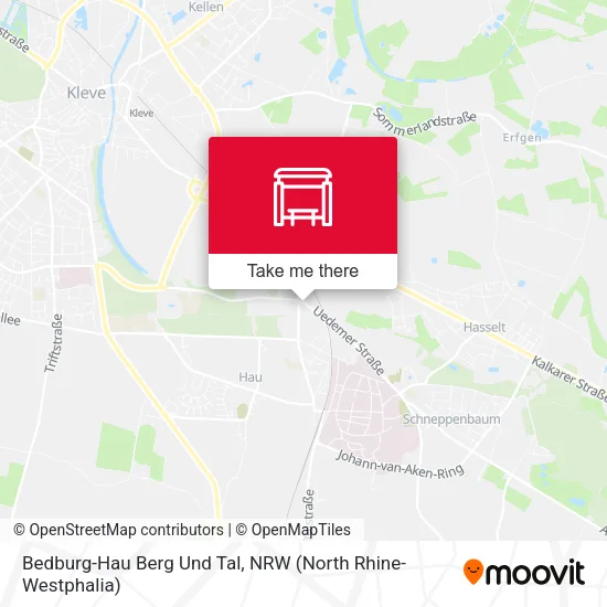 Карта Bedburg-Hau Berg Und Tal