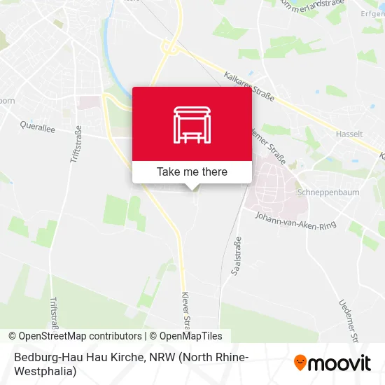 Bedburg-Hau Hau Kirche map