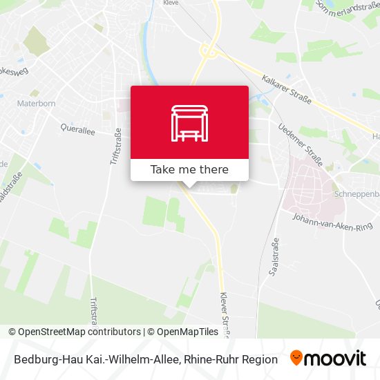 Bedburg-Hau Kai.-Wilhelm-Allee map