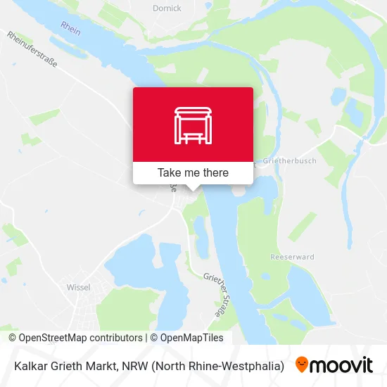 Kalkar Grieth Markt map