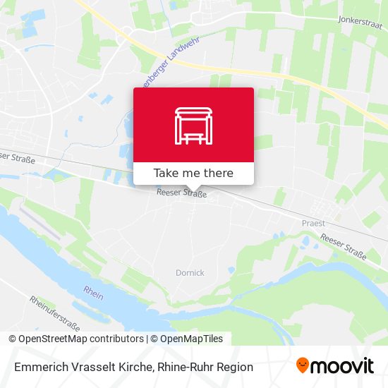 Emmerich Vrasselt Kirche map