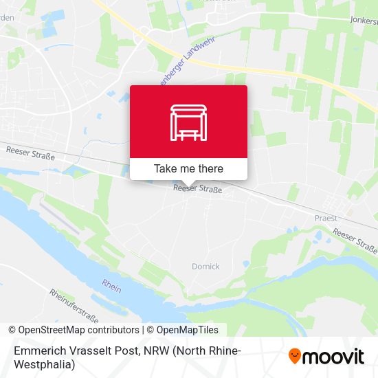 Карта Emmerich Vrasselt Post
