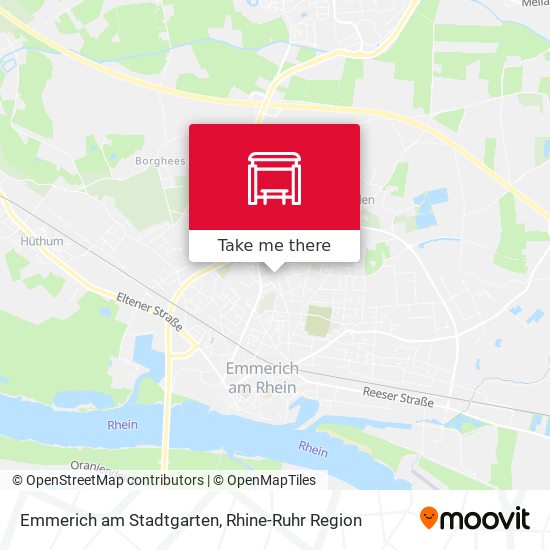 Emmerich am Stadtgarten map