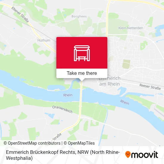 Emmerich Brückenkopf Rechts map