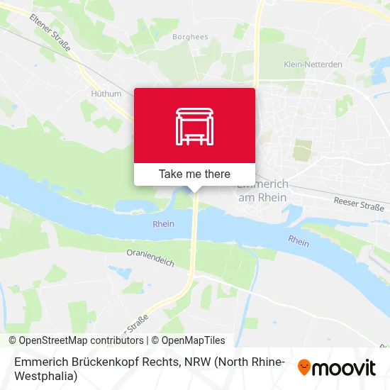 Emmerich Brückenkopf Rechts map