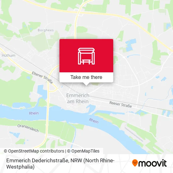 Карта Emmerich Dederichstraße