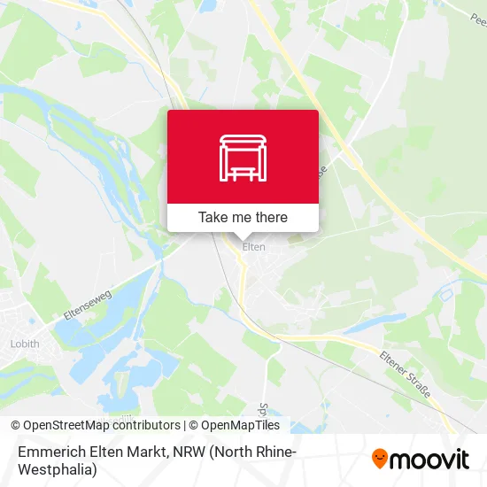 Карта Emmerich Elten Markt
