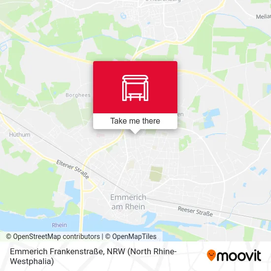 Emmerich Frankenstraße map
