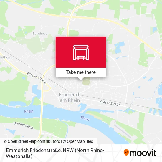 Emmerich Friedenstraße map