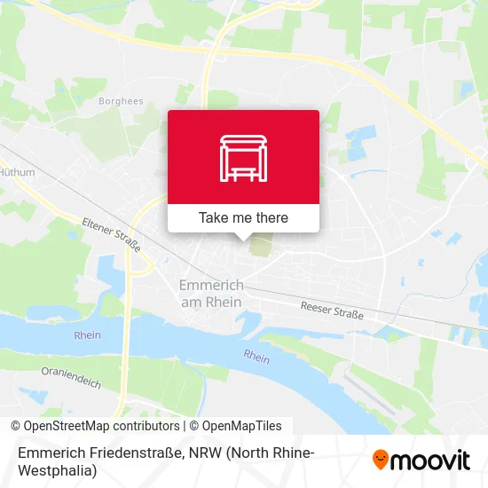 Emmerich Friedenstraße map