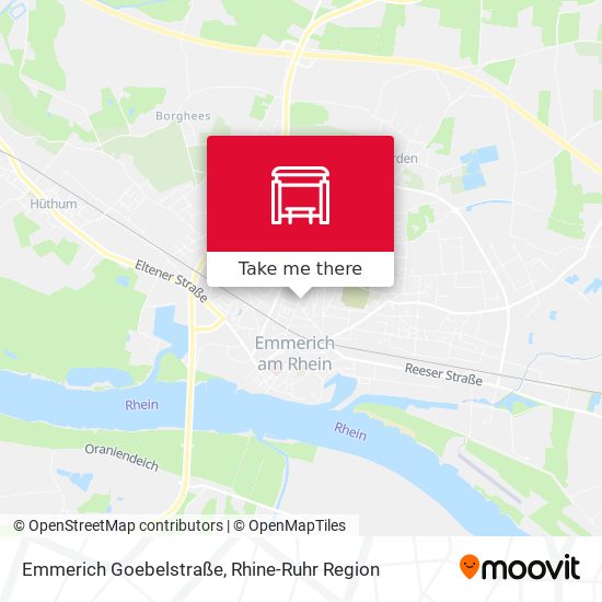Emmerich Goebelstraße map