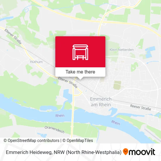 Карта Emmerich Heideweg