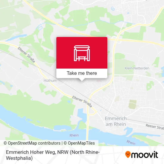 Карта Emmerich Hoher Weg