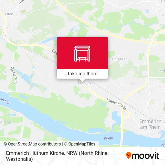 Карта Emmerich Hüthum Kirche