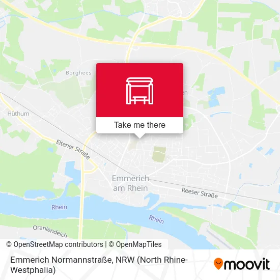 Emmerich Normannstraße map