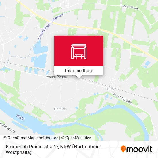 Карта Emmerich Pionierstraße