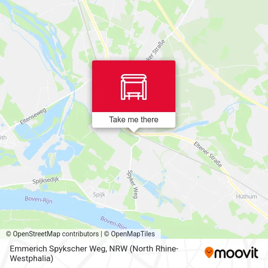 Карта Emmerich Spykscher Weg