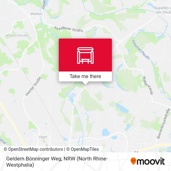 Карта Geldern Bönninger Weg