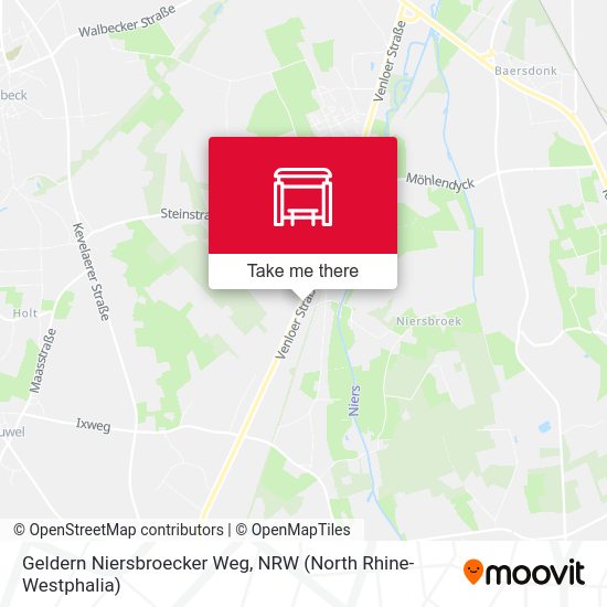 Карта Geldern Niersbroecker Weg