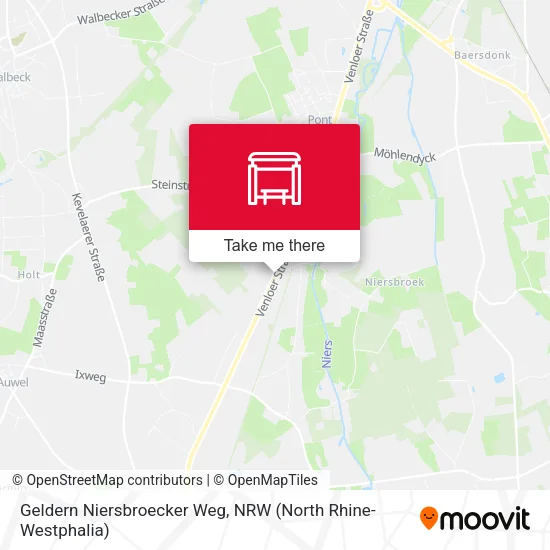 Карта Geldern Niersbroecker Weg