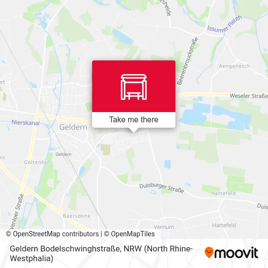 Карта Geldern Bodelschwinghstraße