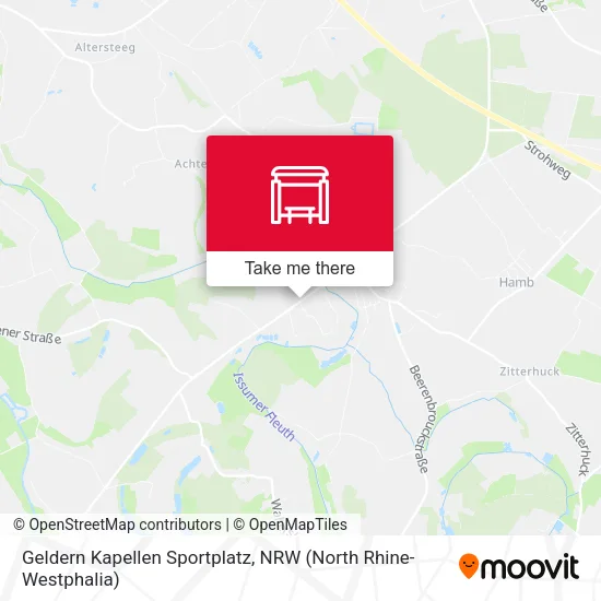 Карта Geldern Kapellen Sportplatz