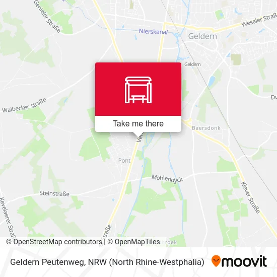 Карта Geldern Peutenweg