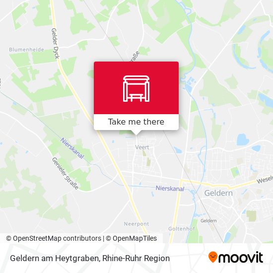 Geldern am Heytgraben map
