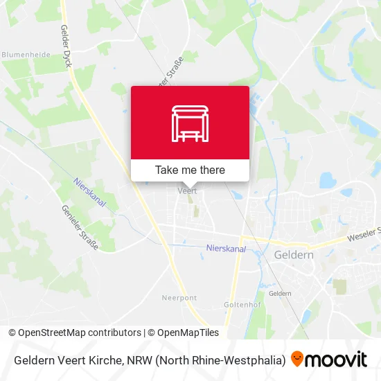 Geldern Veert Kirche map