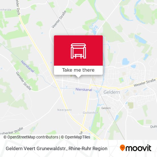 Geldern Veert Grunewaldstr. map