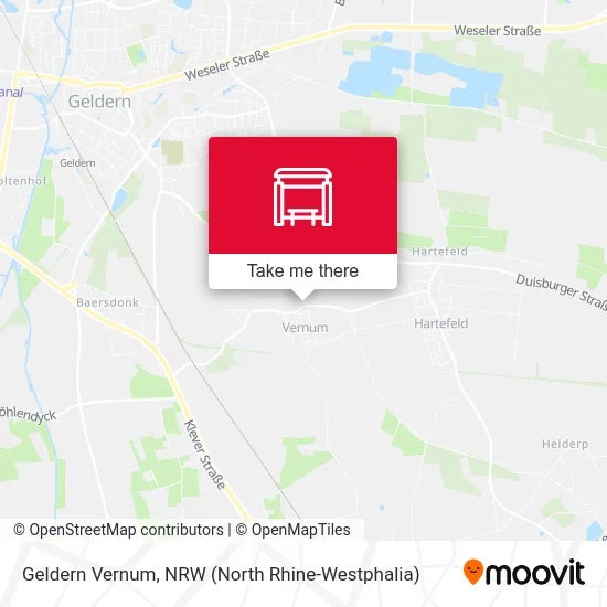 Карта Geldern Vernum