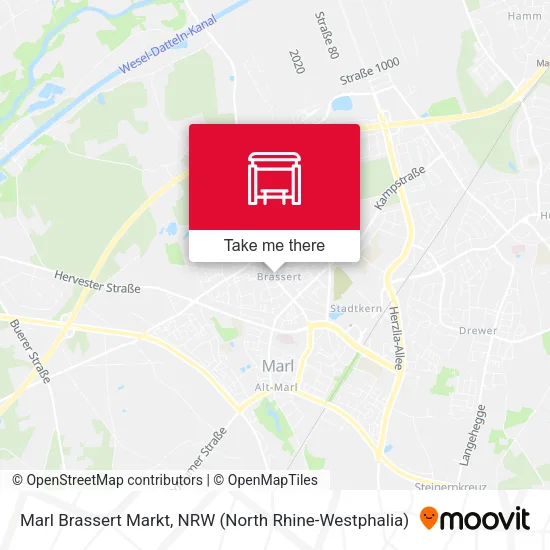 Карта Marl Brassert Markt