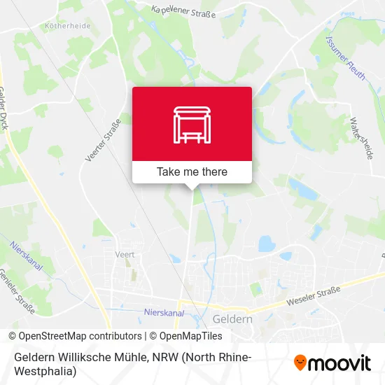 Карта Geldern Williksche Mühle