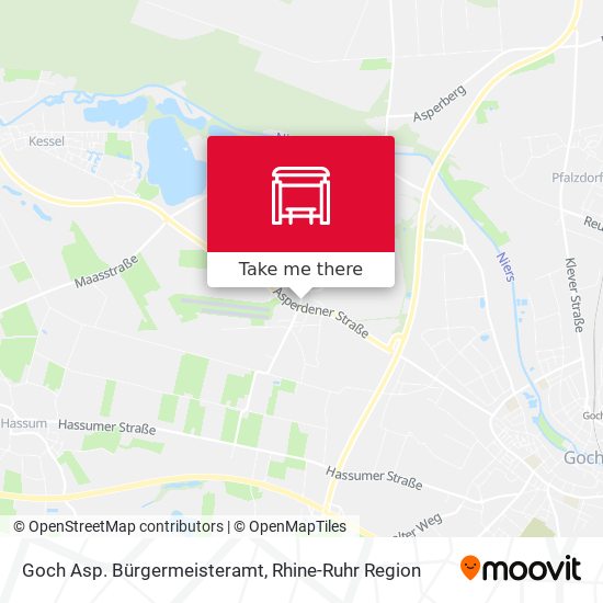 Goch Asp. Bürgermeisteramt map