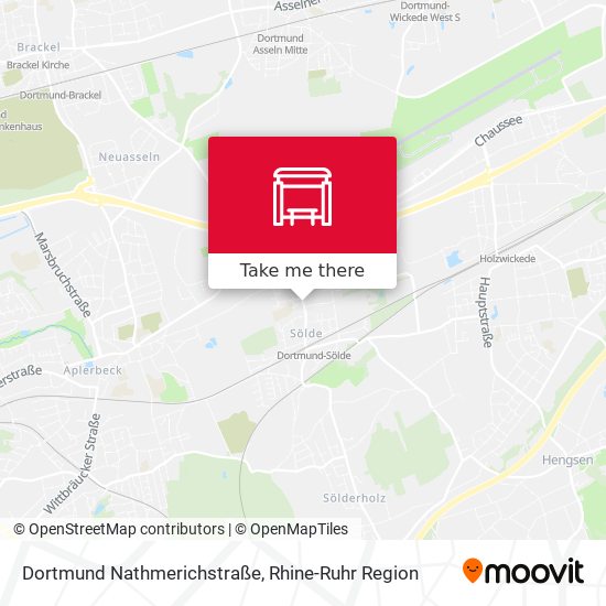 Dortmund Nathmerichstraße map