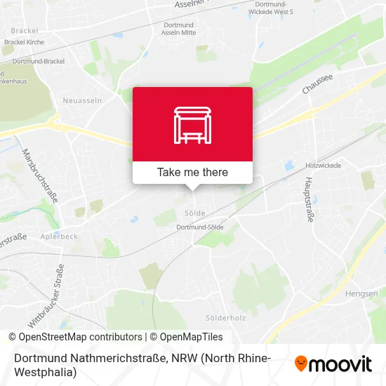 Dortmund Nathmerichstraße map