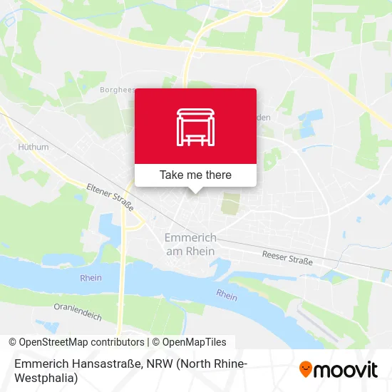 Emmerich Hansastraße map