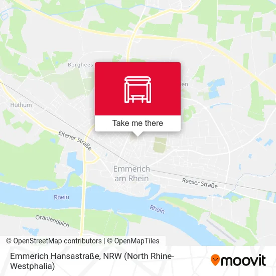 Emmerich Hansastraße map