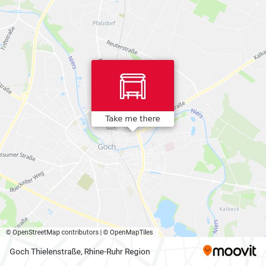 Goch Thielenstraße map