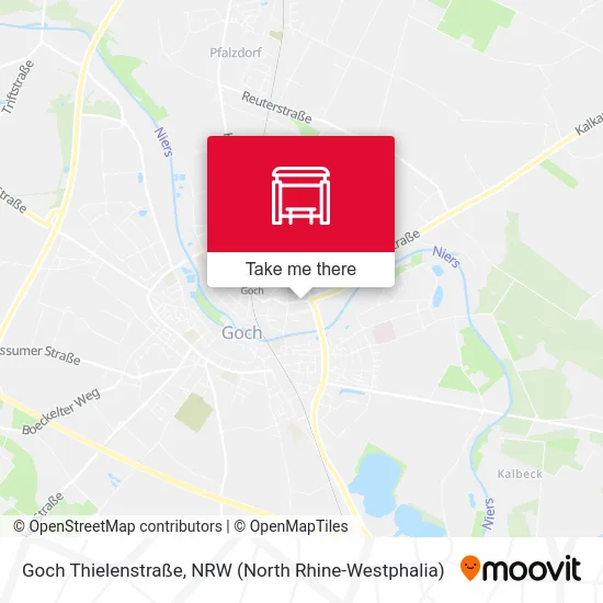 Goch Thielenstraße map