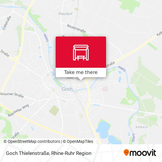 Goch Thielenstraße map