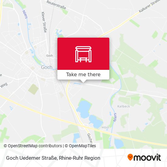 Goch Uedemer Straße map