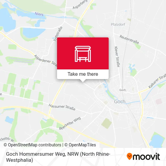 Карта Goch Hommersumer Weg