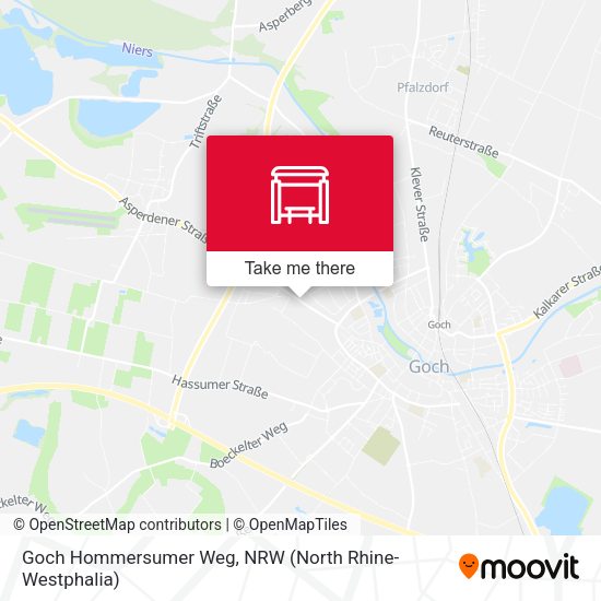 Карта Goch Hommersumer Weg
