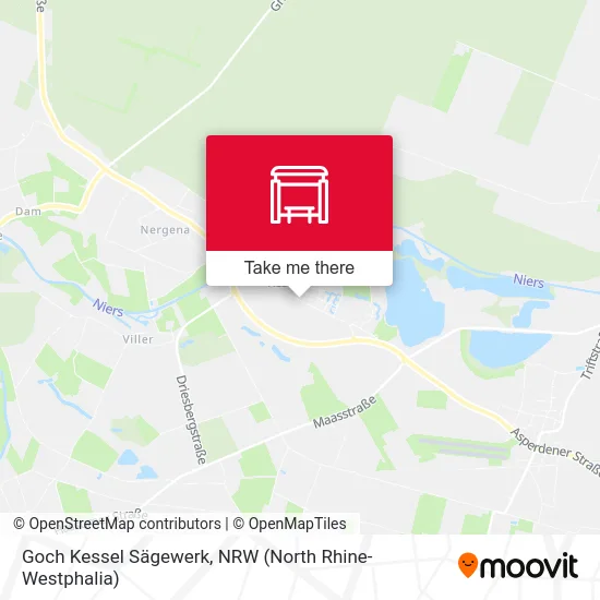 Goch Kessel Sägewerk map