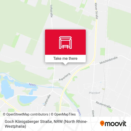 Goch Königsberger Straße map